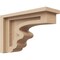 Ekena Millwork 3"W x 9"D x 6"H Classic Highland Rough Cedar Woodgrain TimberThane Corbel, Primed Tan CORUR03X09X06HLDRCPR - alternate 1